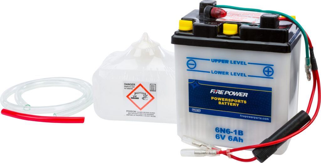 6V Standard Battery w/Acid Pack