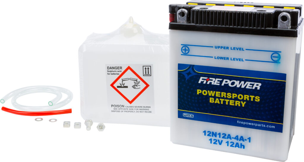12V Standard Battery w/Acid Pack