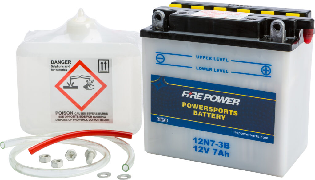 12V Standard Battery w/Acid Pack