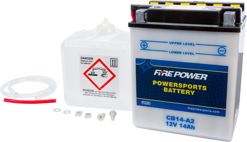 12V Heavy Duty Battery w/Acid Pack