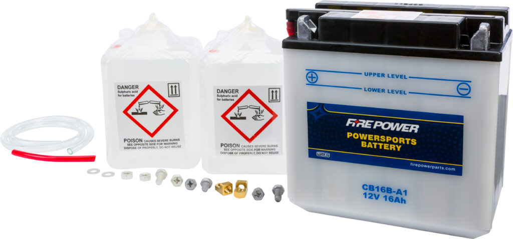 12V Heavy Duty Battery w/Acid Pack