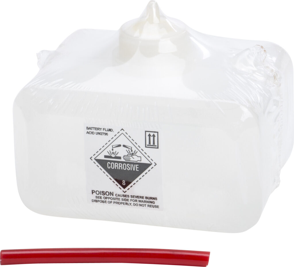 Non-Sealed Battery Electrolyte Pack