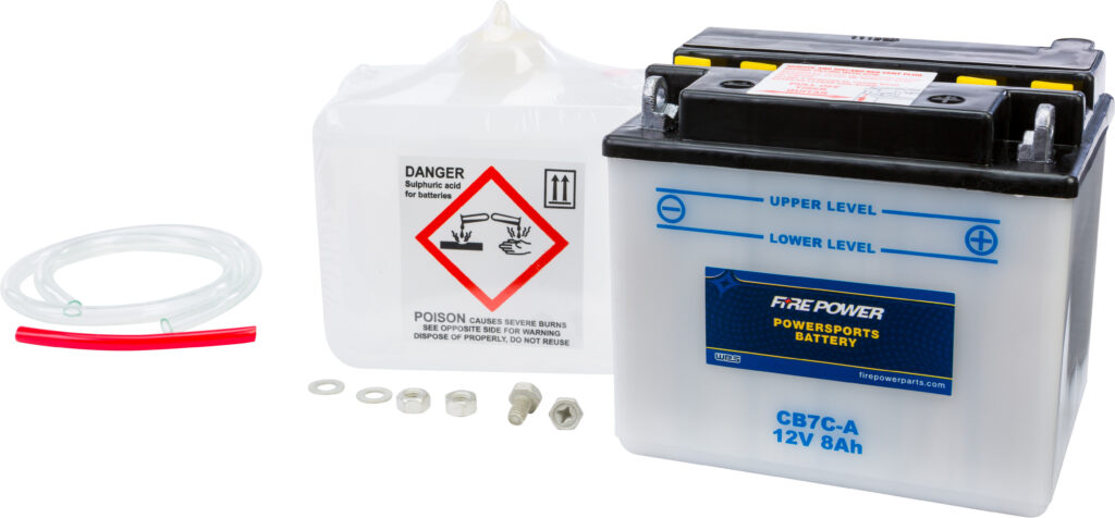 12V Heavy Duty Battery w/Acid Pack
