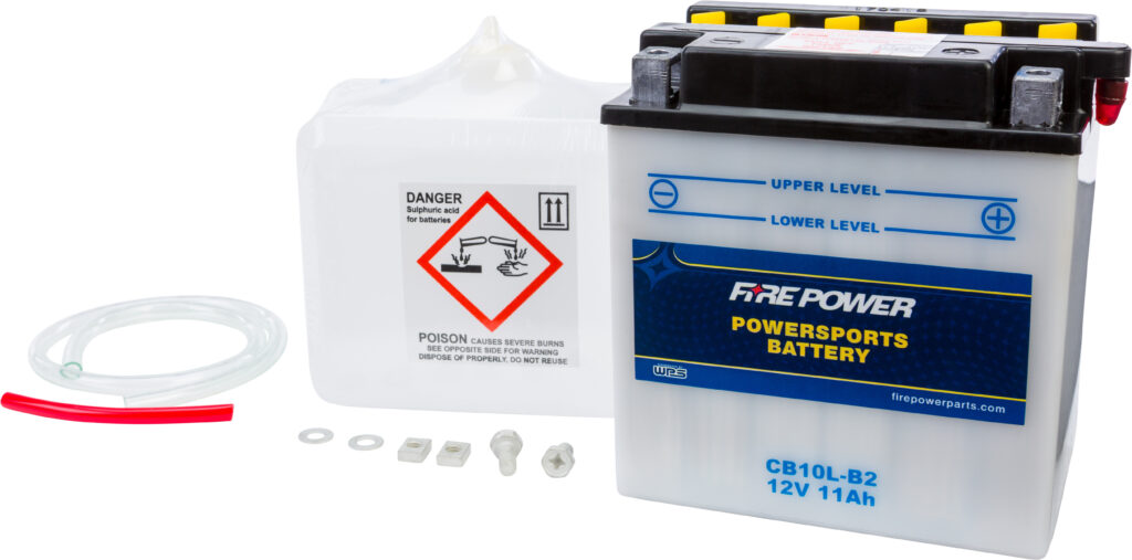 12V Heavy Duty Battery w/Acid Pack