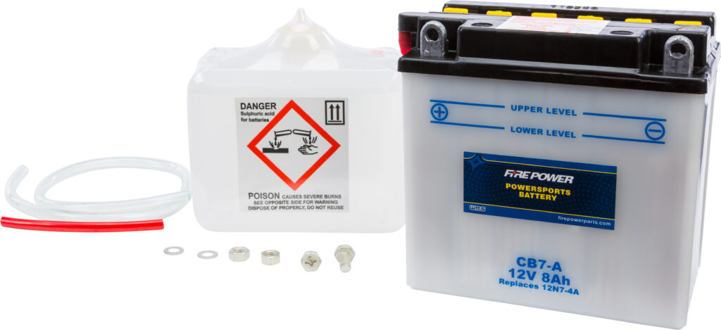 12V Heavy Duty Battery w/Acid Pack