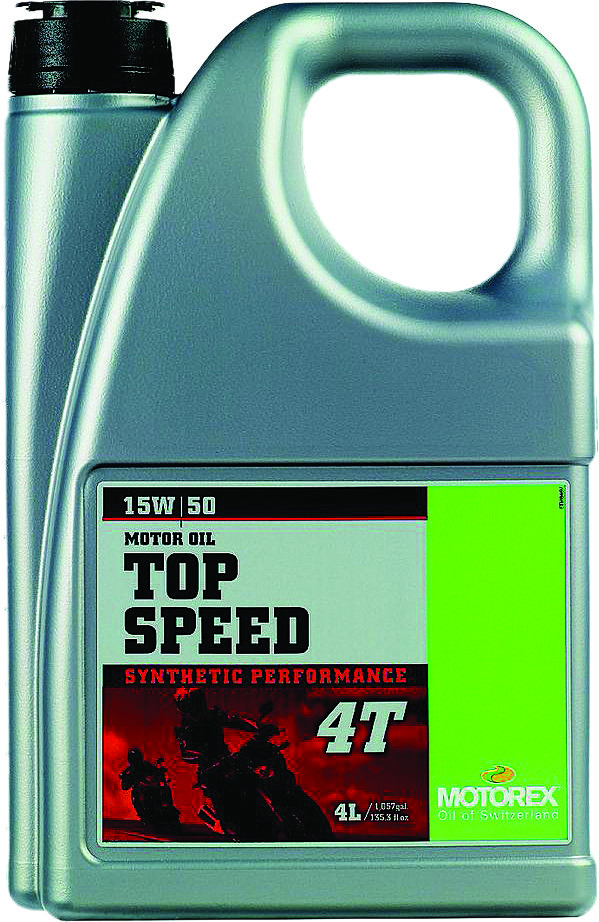 TOP SPEED MOTOR OIL 15W50  4T 4L (4/CASE  SOLD EA)