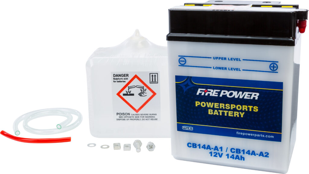 12V Heavy Duty Battery w/Acid Pack