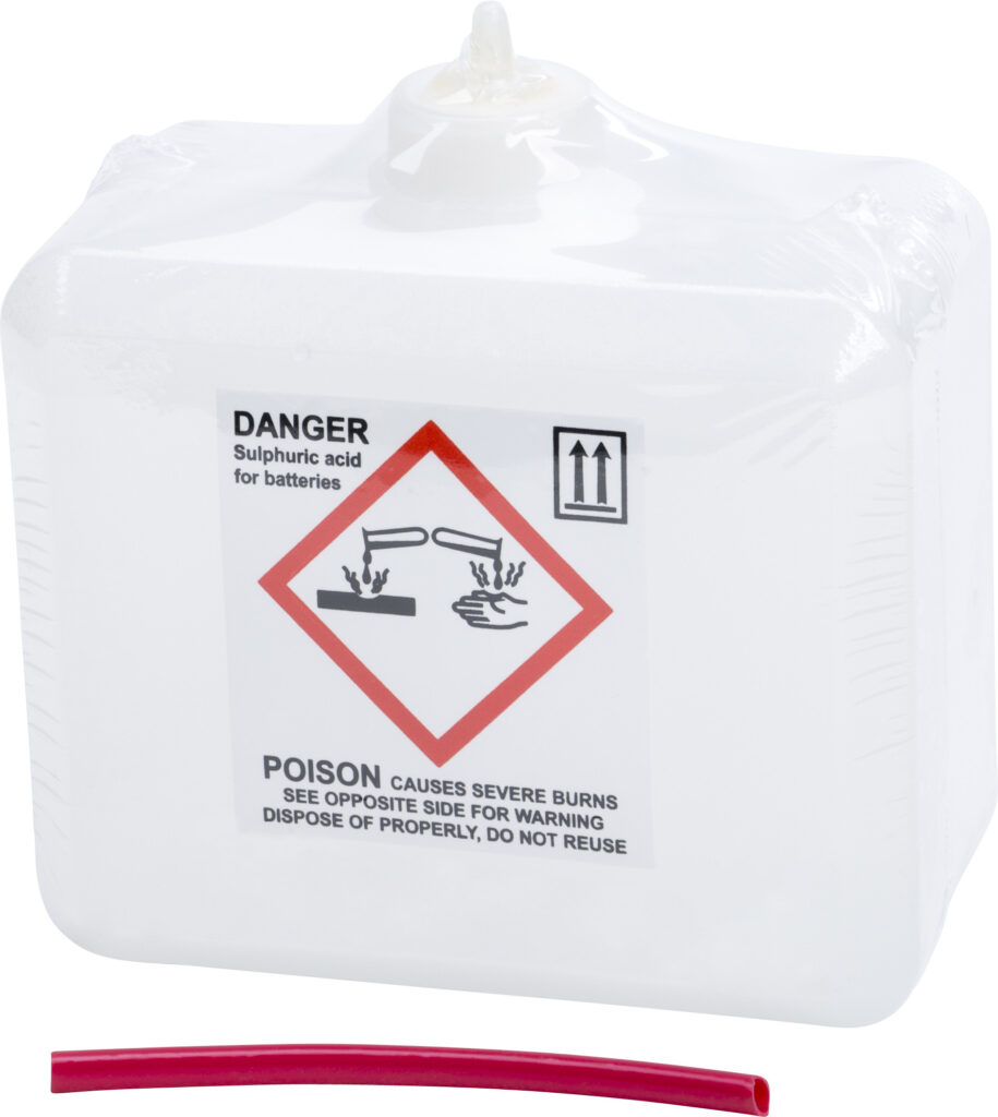 Non-Sealed Battery Electrolyte Pack