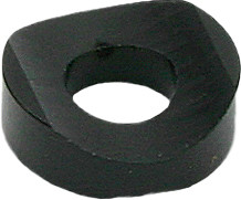 RIM LOCK SPACERS BLACK 2/PK