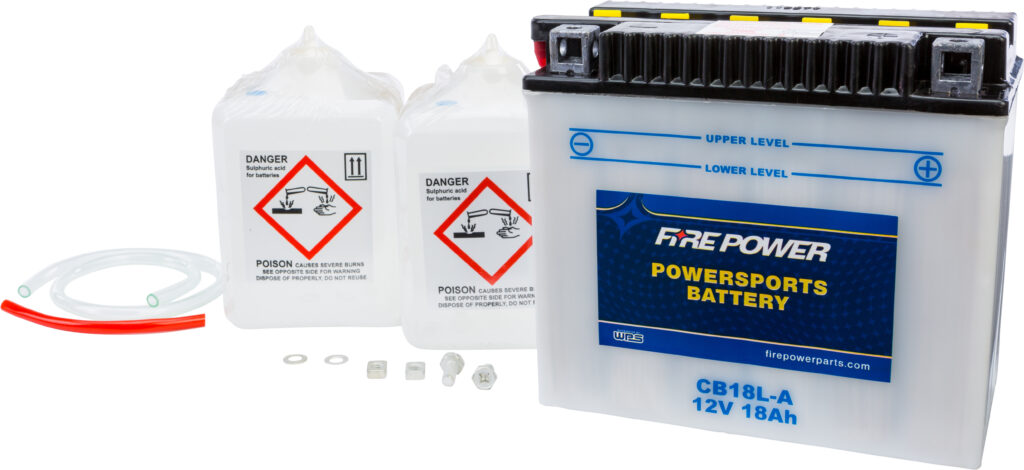 12V Heavy Duty Battery w/Acid Pack