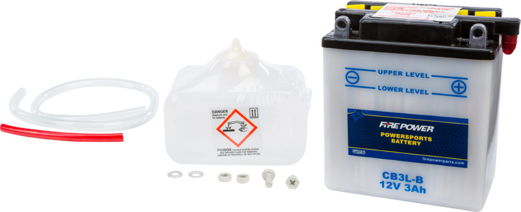 12V Heavy Duty Battery w/Acid Pack
