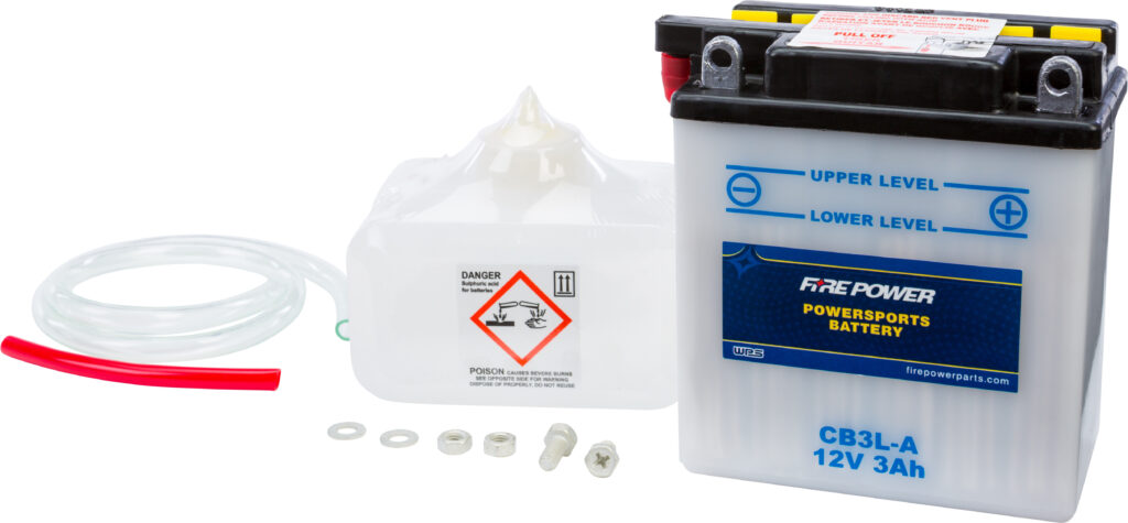 12V Heavy Duty Battery w/Acid Pack