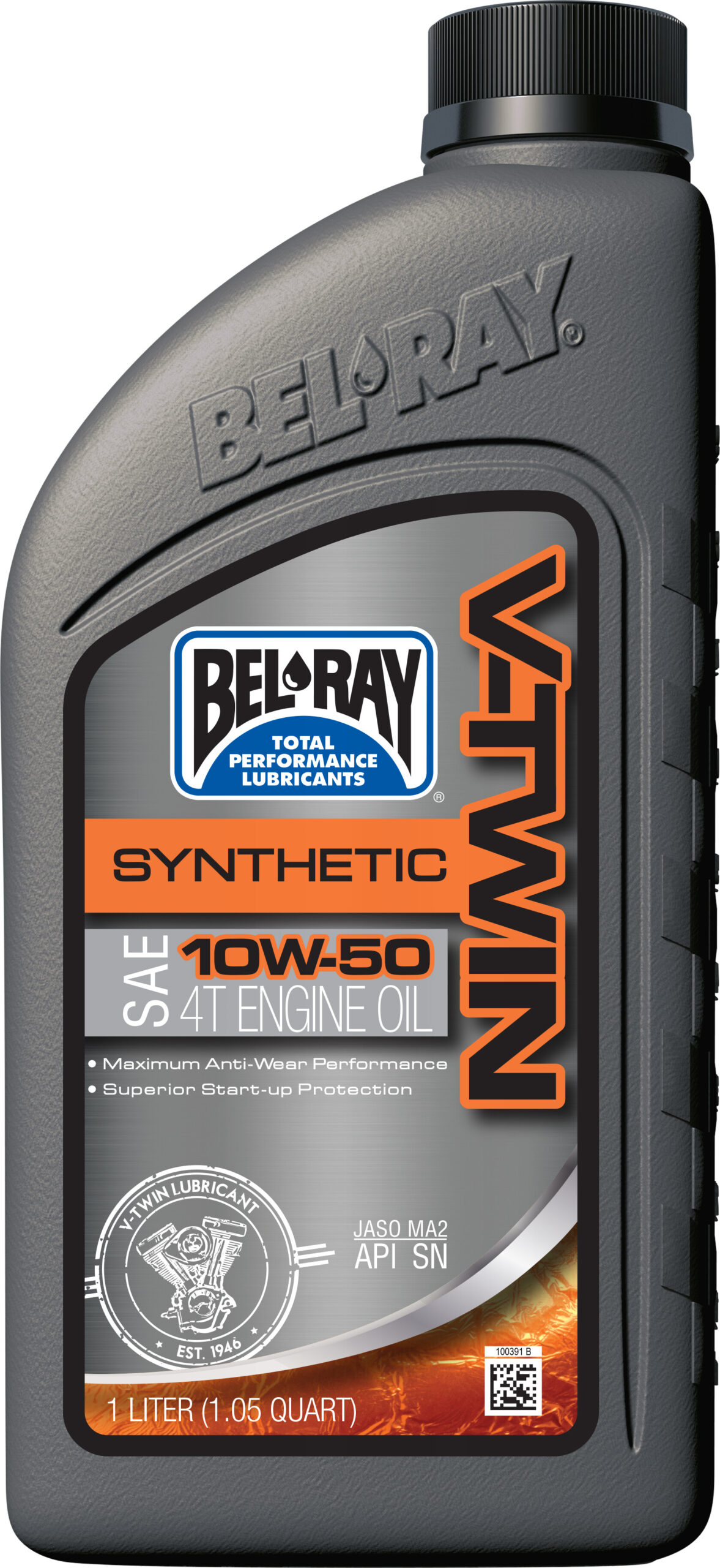 V-TWIN SYNTHETIC OIL 10W50 1L (12/CASE SOLD EA)