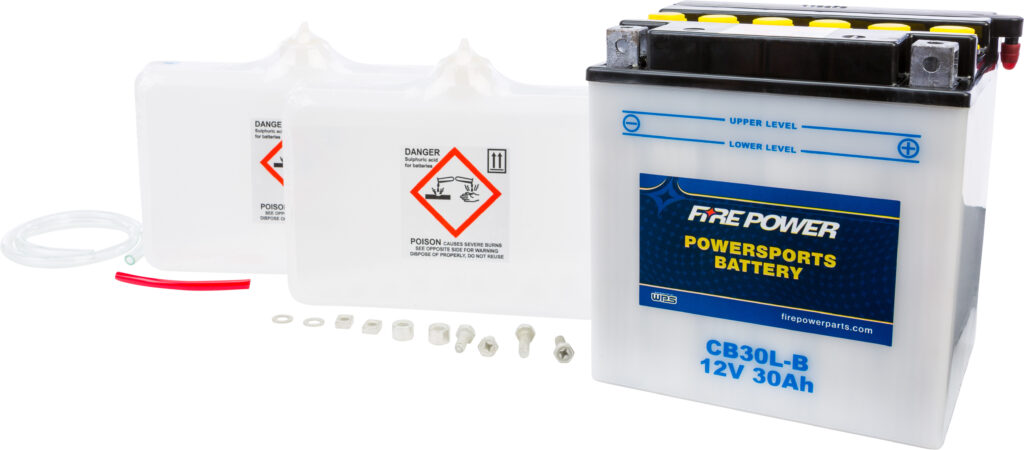 12V Heavy Duty Battery w/Acid Pack