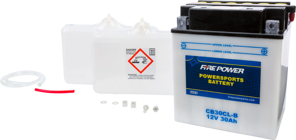 12V Heavy Duty Battery w/Acid Pack