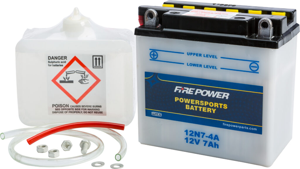 12V Standard Battery w/Acid Pack