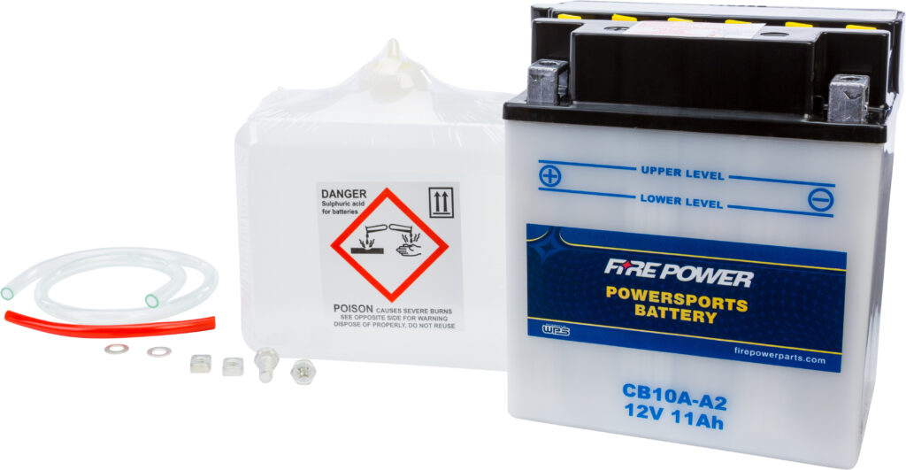 12V Heavy Duty Battery w/Acid Pack