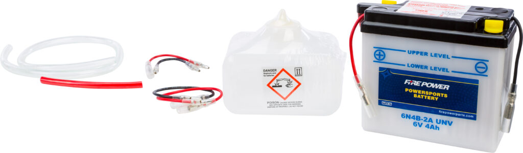 6V Standard Battery w/Acid Pack