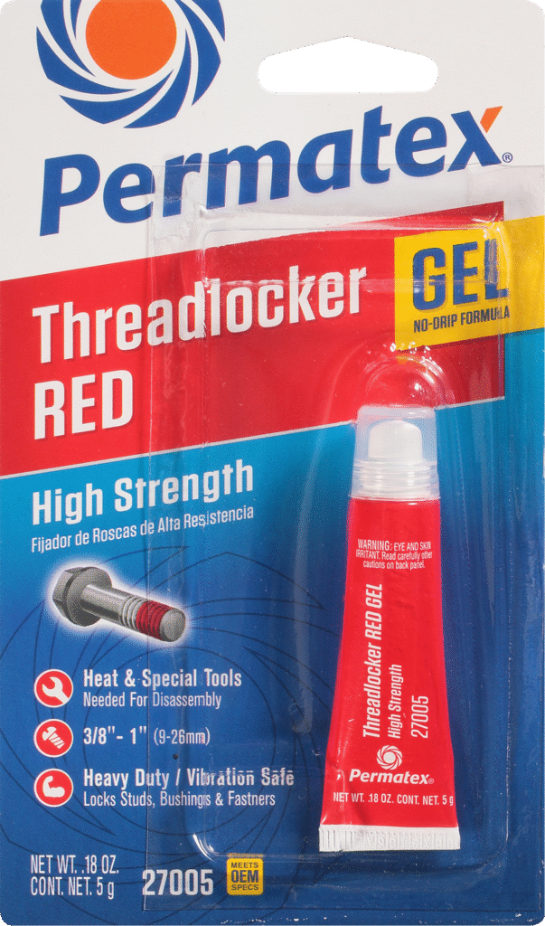 THREADLOCKER RED GEL 5G