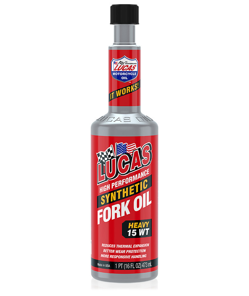 SYNTHETIC FORK OIL 15W 16 OZ (12/CASE  SOLD EA)
