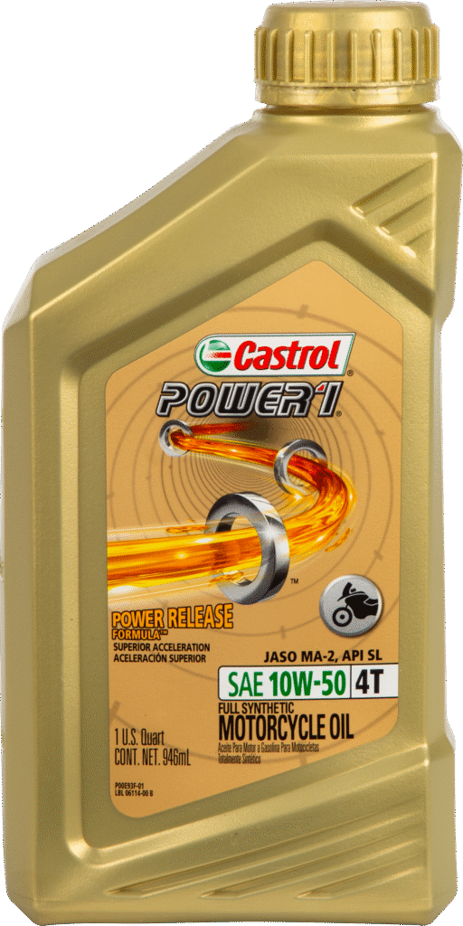 POWER 1 SYNTHETIC OIL 4T 10W50 1QT