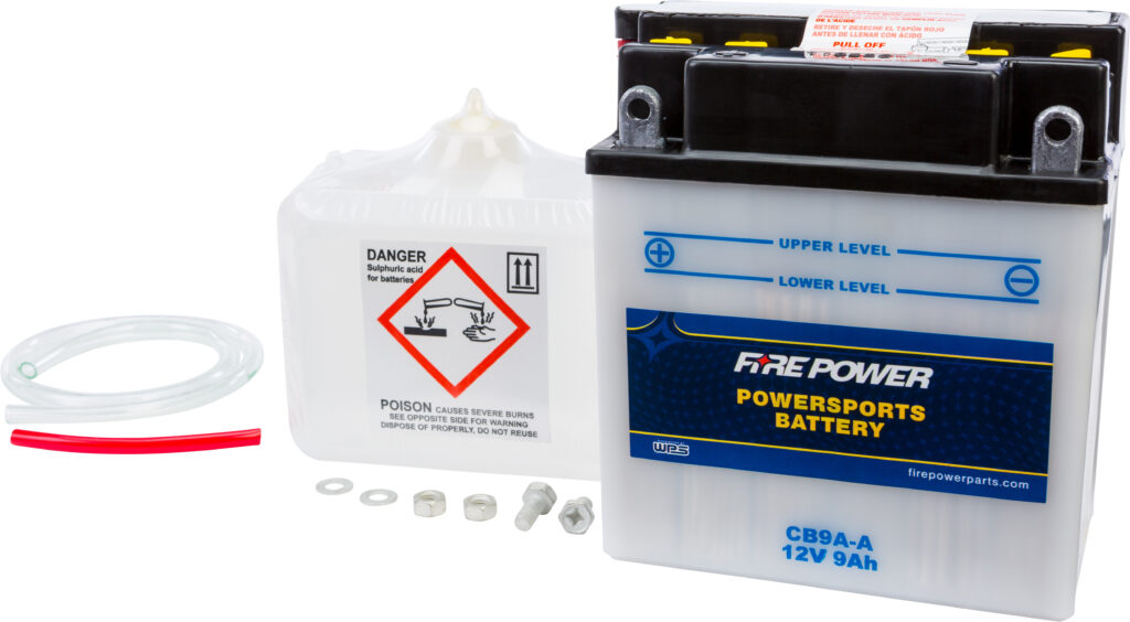 12V Heavy Duty Battery w/Acid Pack