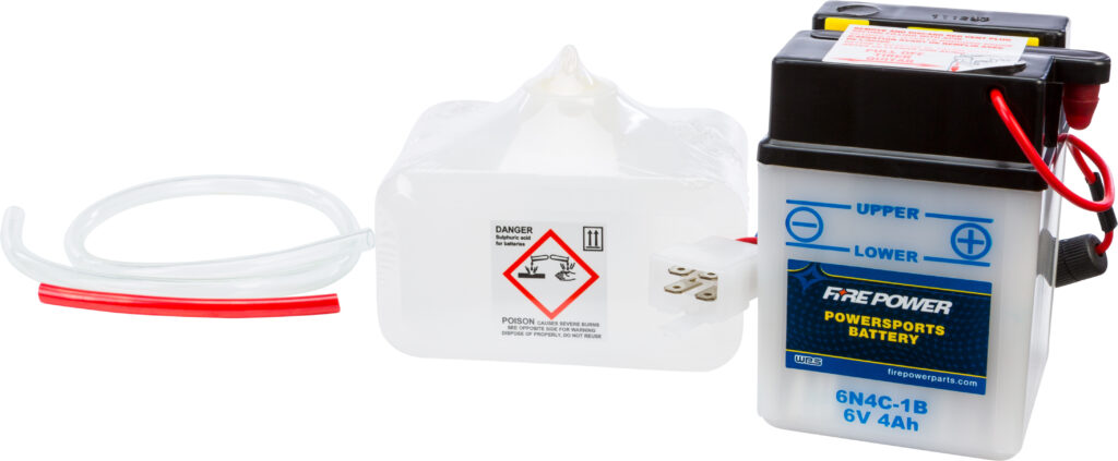 6V Standard Battery w/Acid Pack