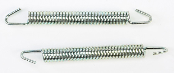 EXHAUST SPRINGS ZINC 80MM